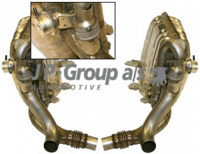 JP GROUP 1620610500 -  Система глушителя для спортивного автомобиля